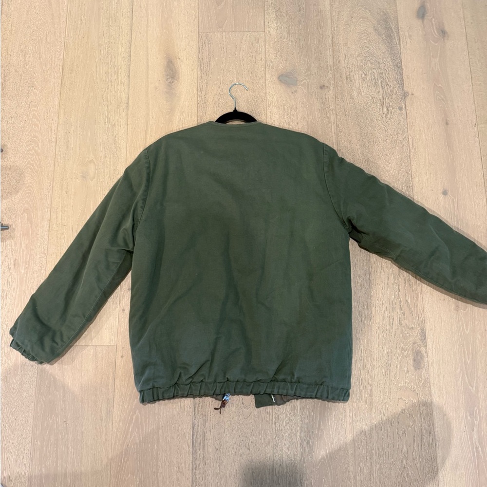 Olive Green Women's Jacket - Picture 2 of 4